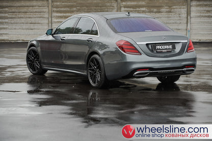 Gray Mercedes S 1-Piece VS HF-71 Gloss Black 240815