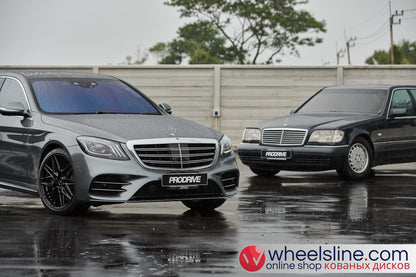 Gray Mercedes S 1-Piece VS HF-71 Gloss Black 240815