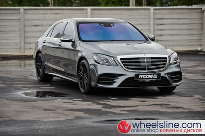 Gray Mercedes S 1-Piece VS HF-71 Gloss Black 240815