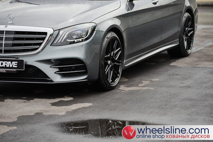 Gray Mercedes S 1-Piece VS HF-71 Gloss Black 240815