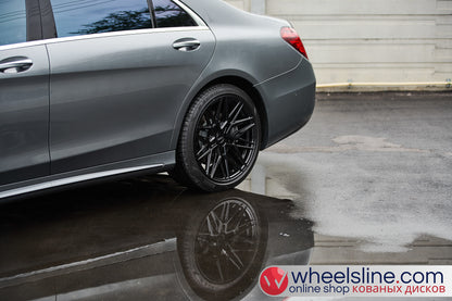 Gray Mercedes S 1-Piece VS HF-71 Gloss Black 240815