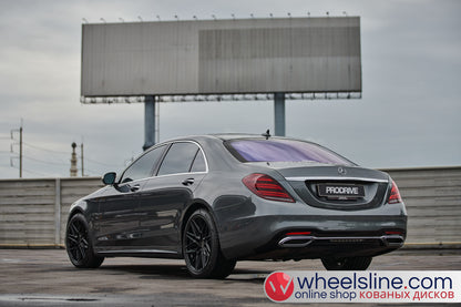 Gray Mercedes S 1-Piece VS HF-71 Gloss Black 240815