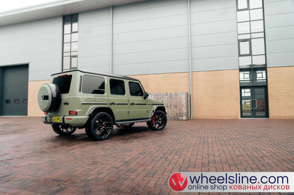 Green Mercedes G 1-Piece VS HF-51 Gloss Black 240811