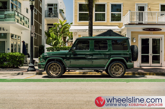 Green Mercedes G 1-Piece VS S21-021 Frosted Bronze 240810