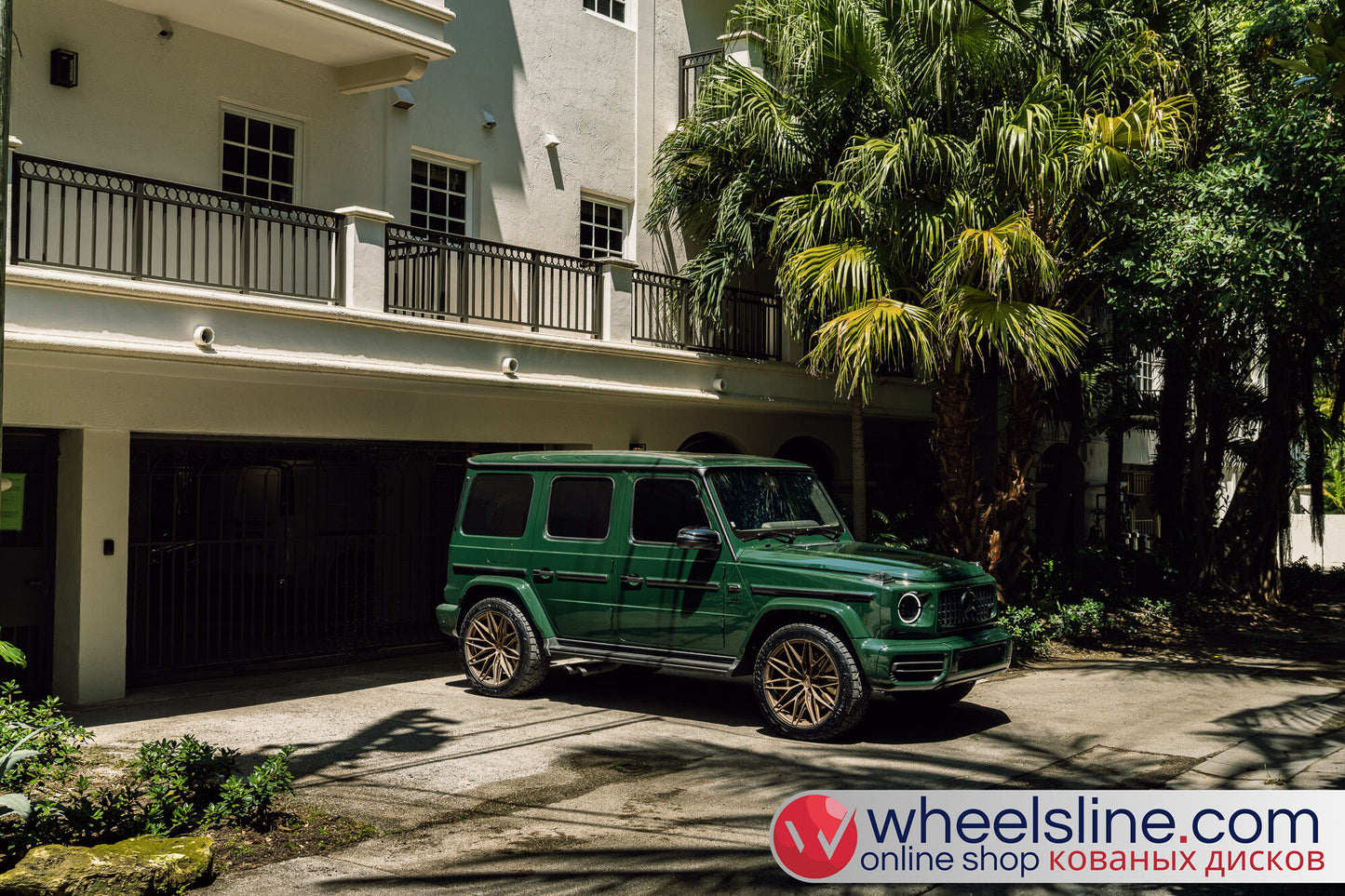 Green Mercedes G 1-Piece VS S21-021 Frosted Bronze 240810