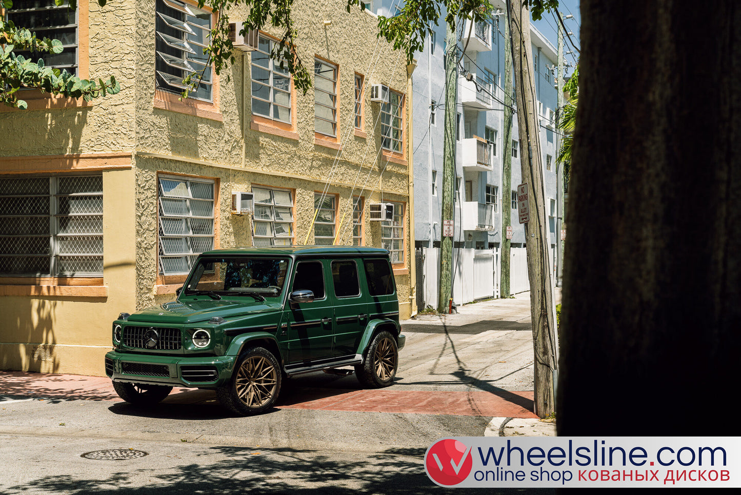 Green Mercedes G 1-Piece VS S21-021 Frosted Bronze 240810