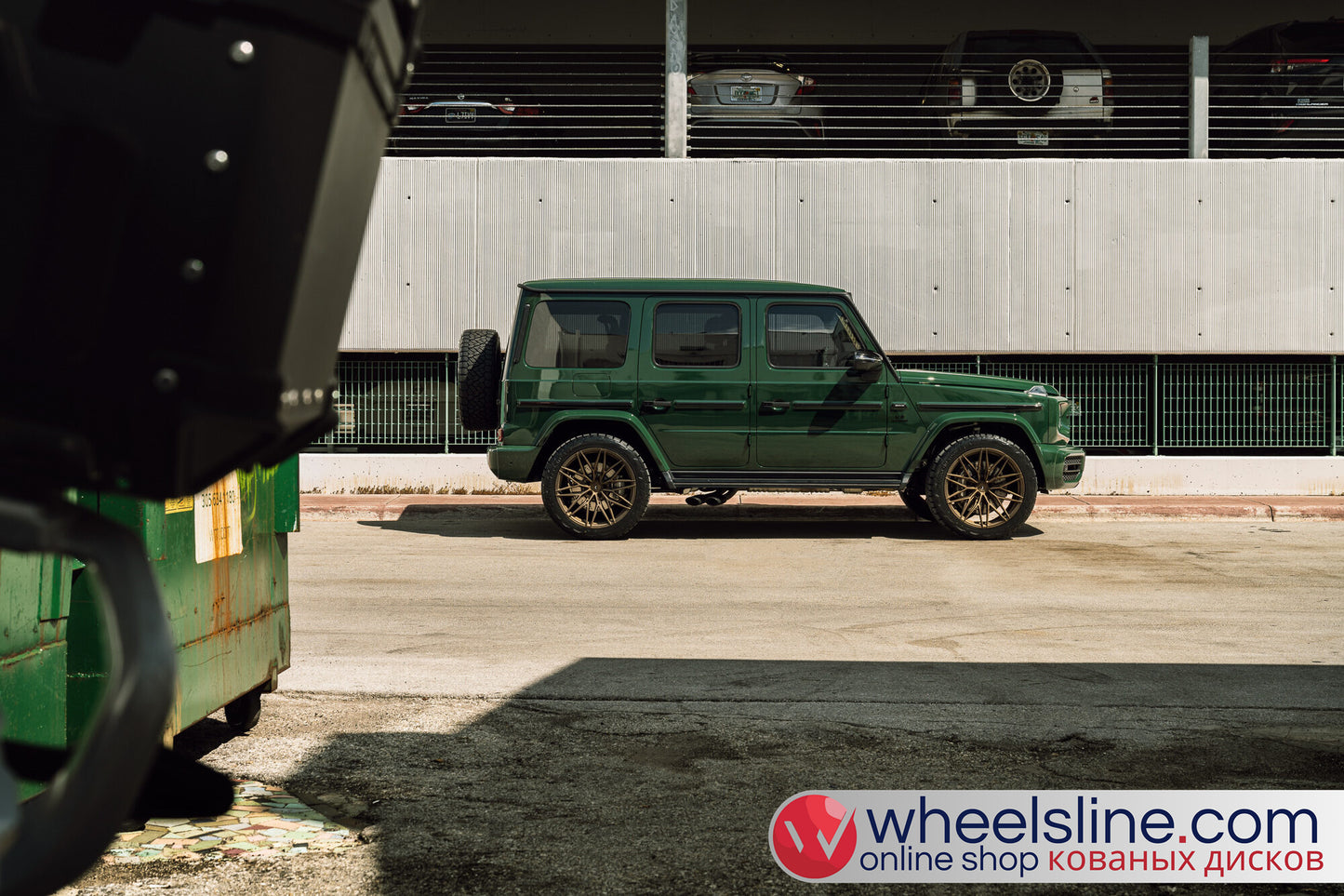 Green Mercedes G 1-Piece VS S21-021 Frosted Bronze 240810