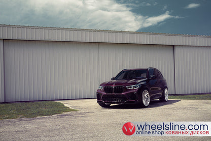 Purple BMW X5 1-Piece VS S17-041 Matte Brushed Silver  240821