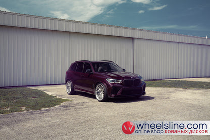 Purple BMW X5 1-Piece VS S17-041 Matte Brushed Silver  240821