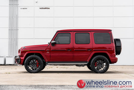 Red Mercedes G 1-Piece VS HF-4T1 Gloss Black 240802