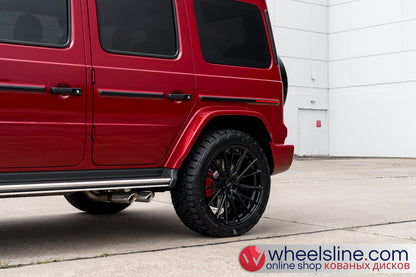 Red Mercedes G 1-Piece VS HF-4T1 Gloss Black 240802