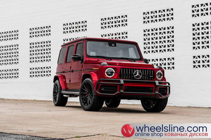 Red Mercedes G 1-Piece VS HF-4T1 Gloss Black 240802