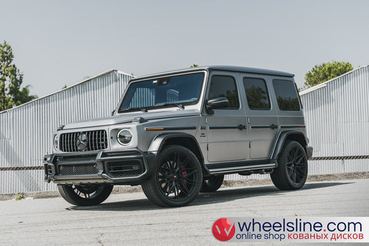 Silver Mercedes G 1-Piece VS EVO-51 Frosted Black 240809