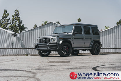 Silver Mercedes G 1-Piece VS EVO-51 Frosted Black 240809