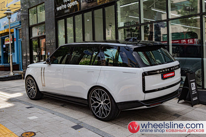 White Land Rover Range Rover 1-Piece VS HF-21 Gloss Black With Machined Face And Windows 240918