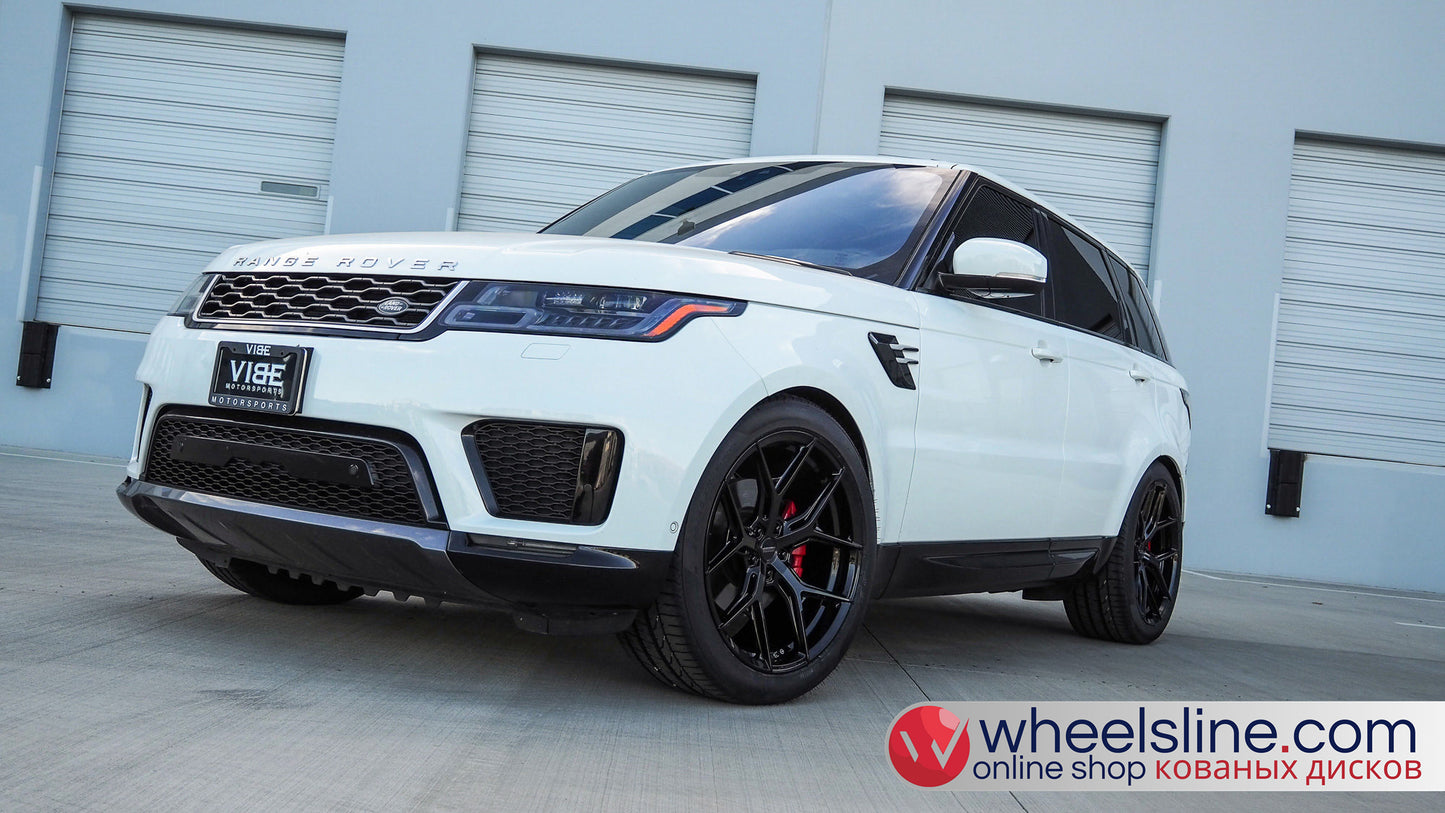 White Land Rover Range Rover Sport 1-Piece VS HF-51 Gloss Black 240920