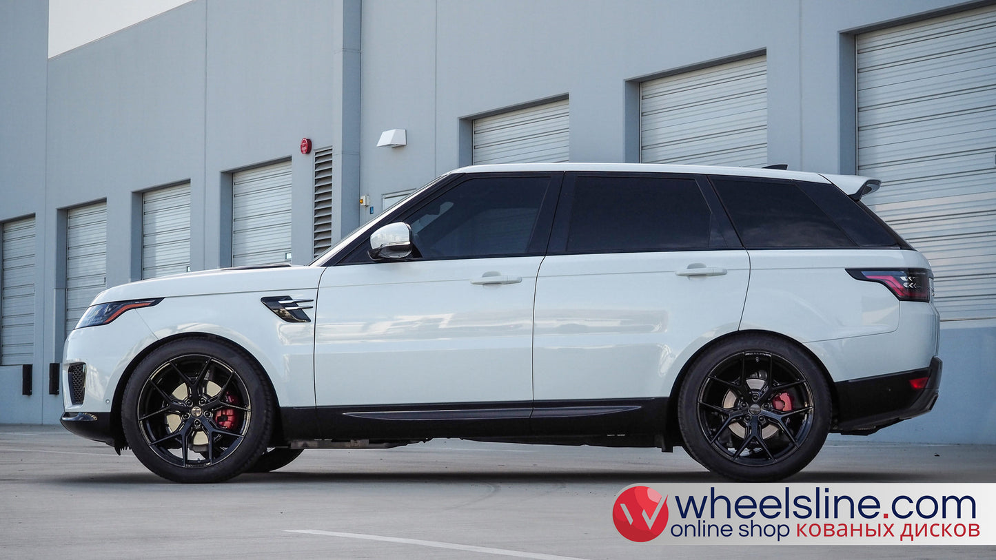 White Land Rover Range Rover Sport 1-Piece VS HF-51 Gloss Black 240920