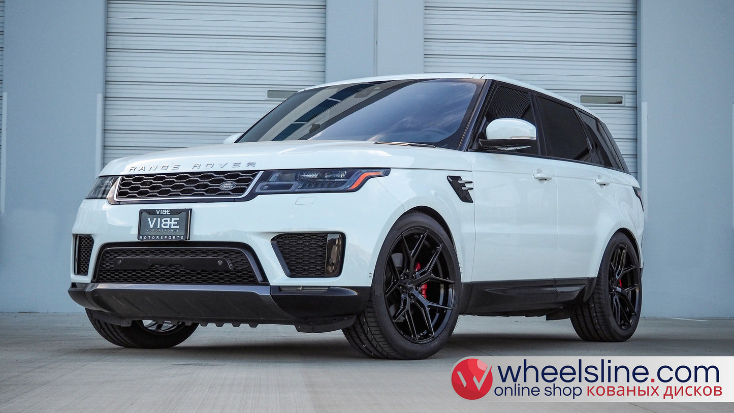 White Land Rover Range Rover Sport 1-Piece VS HF-51 Gloss Black 240920