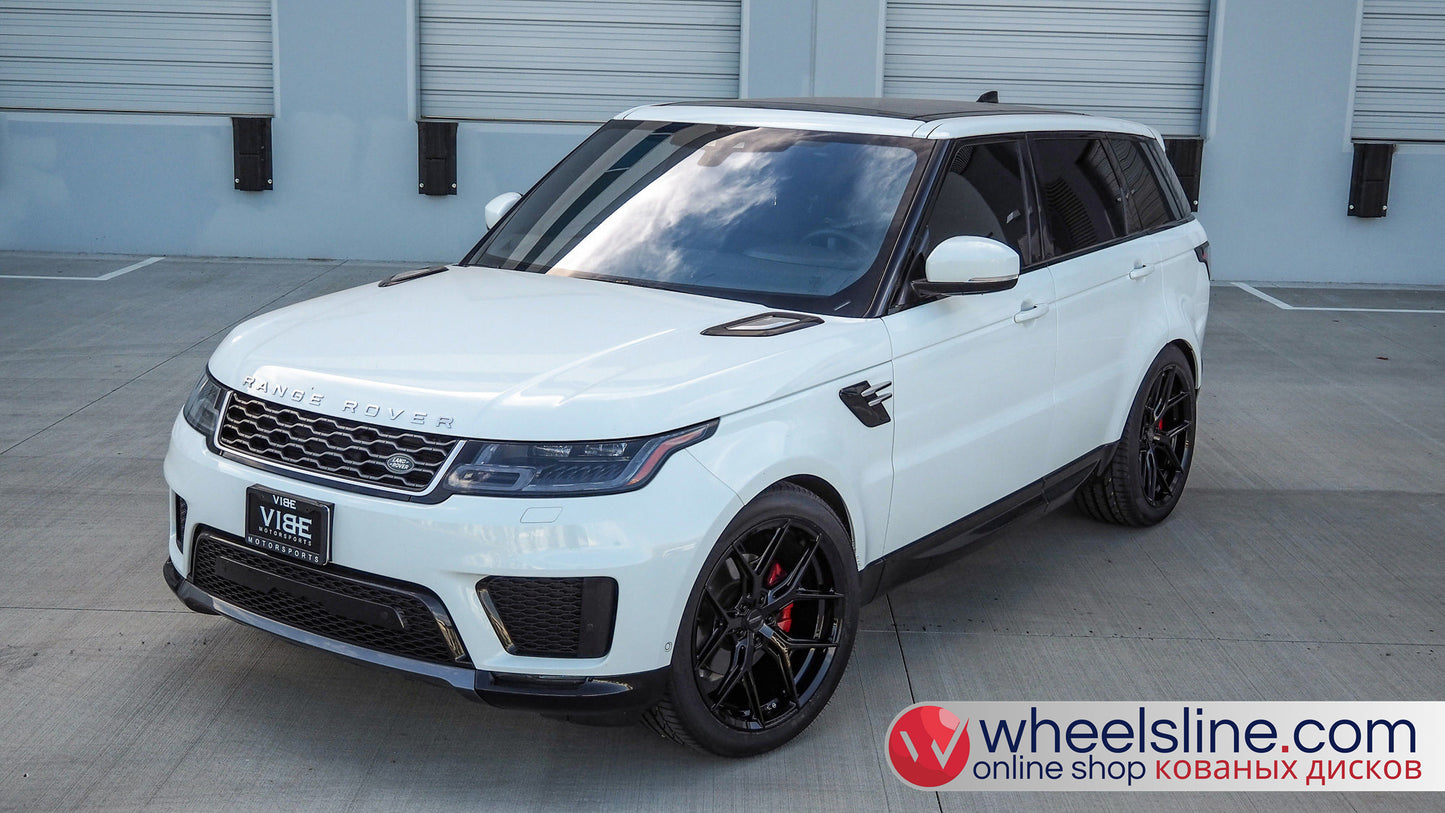 White Land Rover Range Rover Sport 1-Piece VS HF-51 Gloss Black 240920