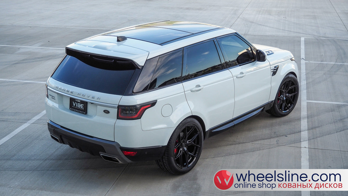 White Land Rover Range Rover Sport 1-Piece VS HF-51 Gloss Black 240920