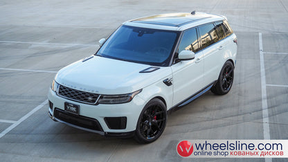 White Land Rover Range Rover Sport 1-Piece VS HF-51 Gloss Black 240920