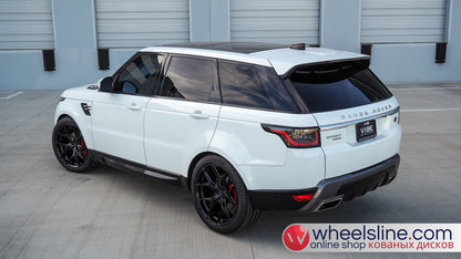 White Land Rover Range Rover Sport 1-Piece VS HF-51 Gloss Black 240920