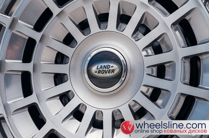 White Land Rover Range Rover 1-Piece VS LC3-121 Polished And Brushed Face Cap-B 240926