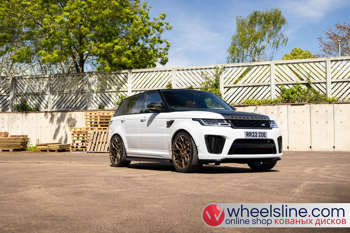 White Land Rover Range Rover Sport 1-Piece VS S17-011  Gloss Bronze 240926