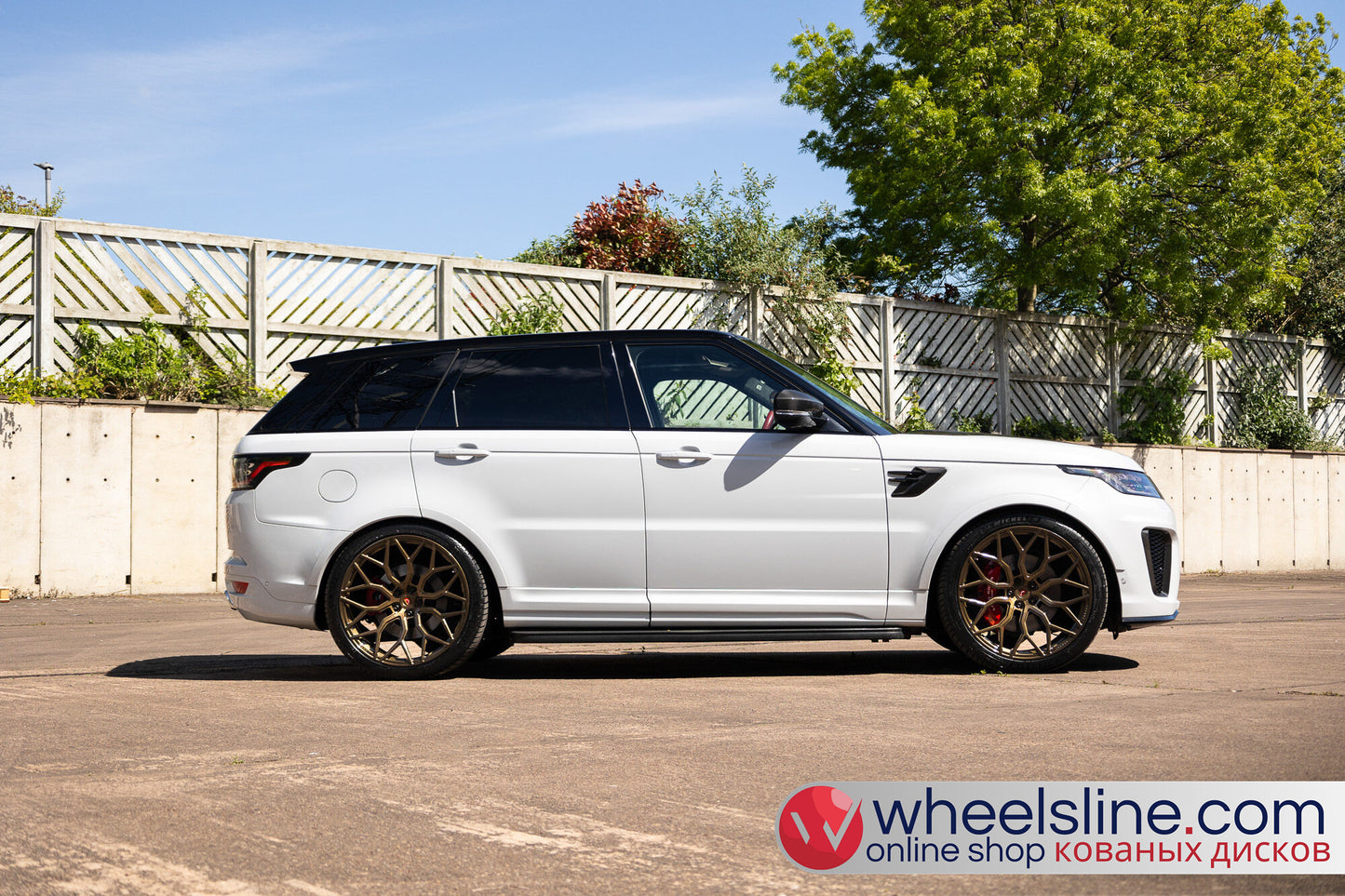 White Land Rover Range Rover Sport 1-Piece VS S17-011  Gloss Bronze 240926