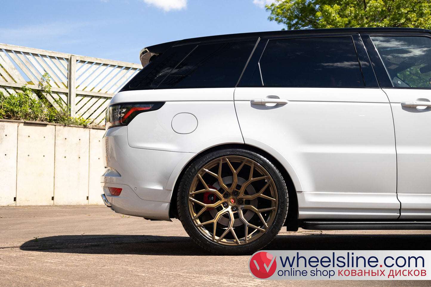 White Land Rover Range Rover Sport 1-Piece VS S17-011  Gloss Bronze 240926