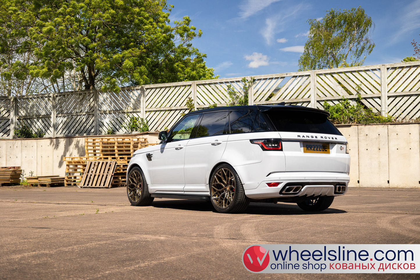 White Land Rover Range Rover Sport 1-Piece VS S17-011  Gloss Bronze 240926