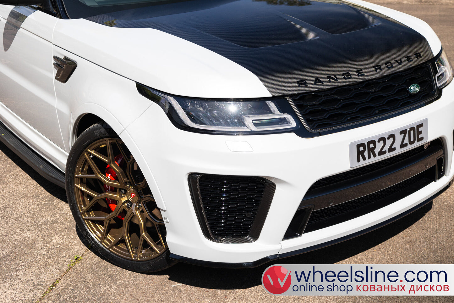 White Land Rover Range Rover Sport 1-Piece VS S17-011  Gloss Bronze 240926