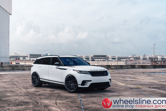 White Land Rover Range Rover Velar 1-Piece VS HF-71  Gloss Black 240926