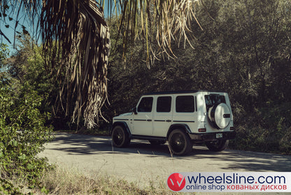 White Mercedes G 1-Piece VS S17-161 Gloss Black Cap-B 240802