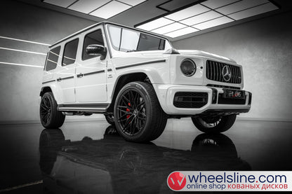 White Mercedes G 1-Piece VS S21-021 Matte Black 240802