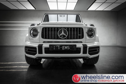 White Mercedes G 1-Piece VS S21-021 Matte Black 240802