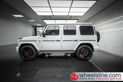 White Mercedes G 1-Piece VS S21-021 Matte Black 240802