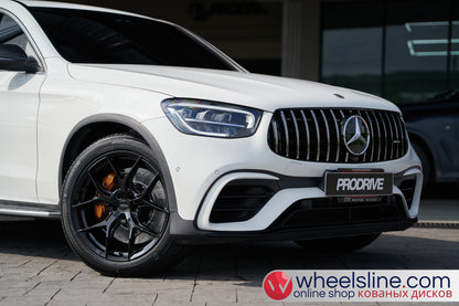 White Mercedes GLC 1-Piece VS HF-51 Gloss Black  240802