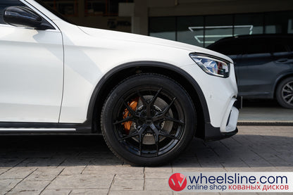 White Mercedes GLC 1-Piece VS HF-51 Gloss Black  240802