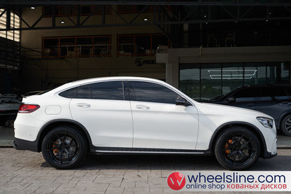 White Mercedes GLC 1-Piece VS HF-51 Gloss Black  240802