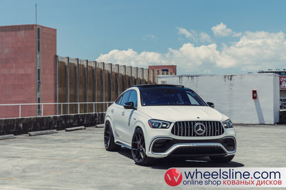 White Mercedes GLE  1-Piece VS HF-51 Gloss Black  240809