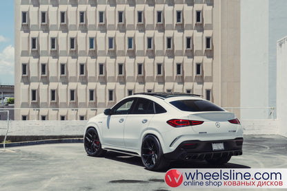 White Mercedes GLE  1-Piece VS HF-51 Gloss Black  240809