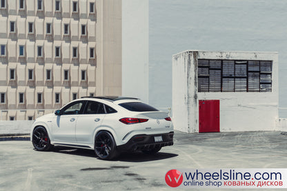 White Mercedes GLE  1-Piece VS HF-51 Gloss Black  240809