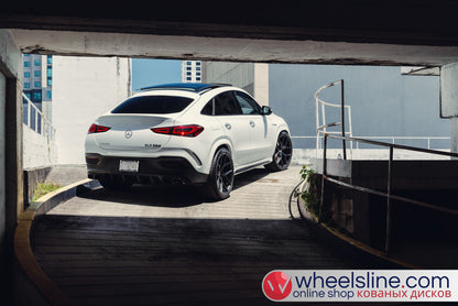 White Mercedes GLE  1-Piece VS HF-51 Gloss Black  240809