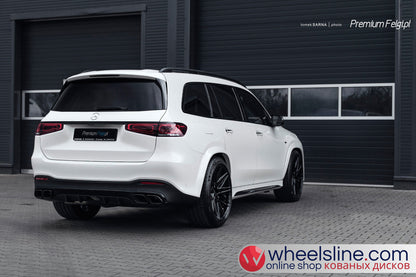 White Mercedes GLS 1-Piece VS HF-71 Gloss Black  240808