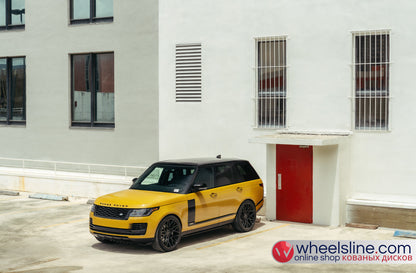 Yellow Land Rover Range Rover 1-Piece VS UV-11 Gloss Black 240926