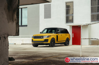 Yellow Land Rover Range Rover 1-Piece VS UV-11 Gloss Black 240926